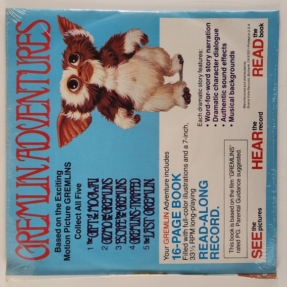 Gizmo and the Gremlins See Hear Read Factory Sealed - Picture 2 of 8